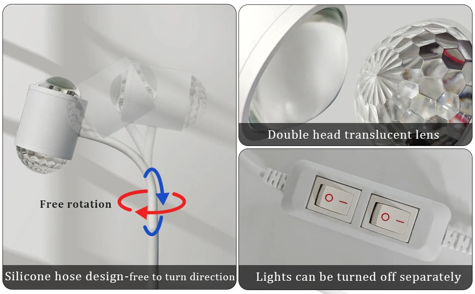 Sunset Light Projection Light Double-Sided LED Floor Light DIY Halo Sunset Light