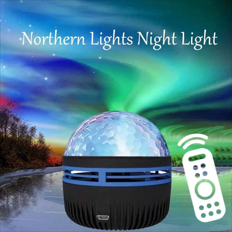 LED Northern Projection Lamp USB Plug-in Use Remote Control Projection Night Lamp