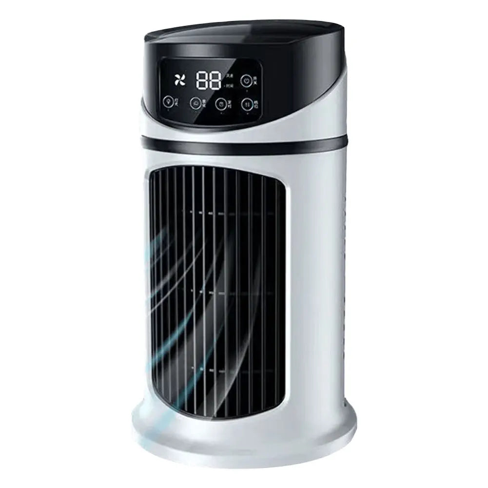 Portable Air Conditioner Fan 6-Hour Timer Air Cooling Fan 6-Speed Personal Air Cooler with Humidifier