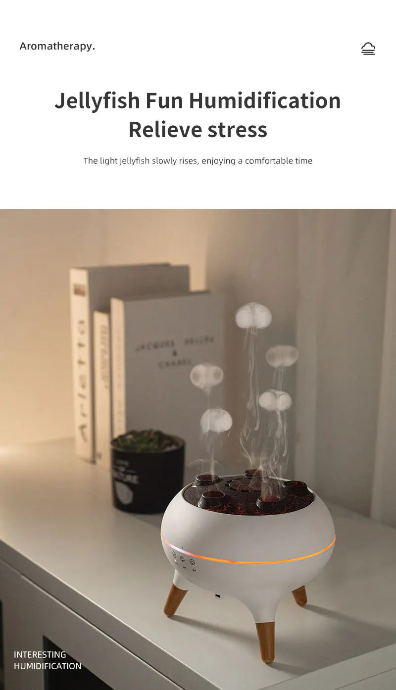 Flame Aromatherapy Humidifier, for Home, Bedroom,Large Room