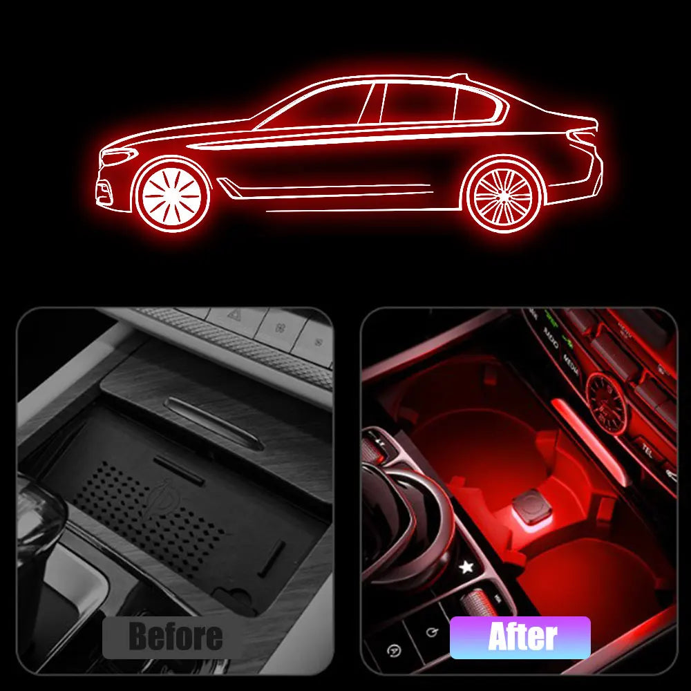 Car Interior Ambient Atmosphere Light USB