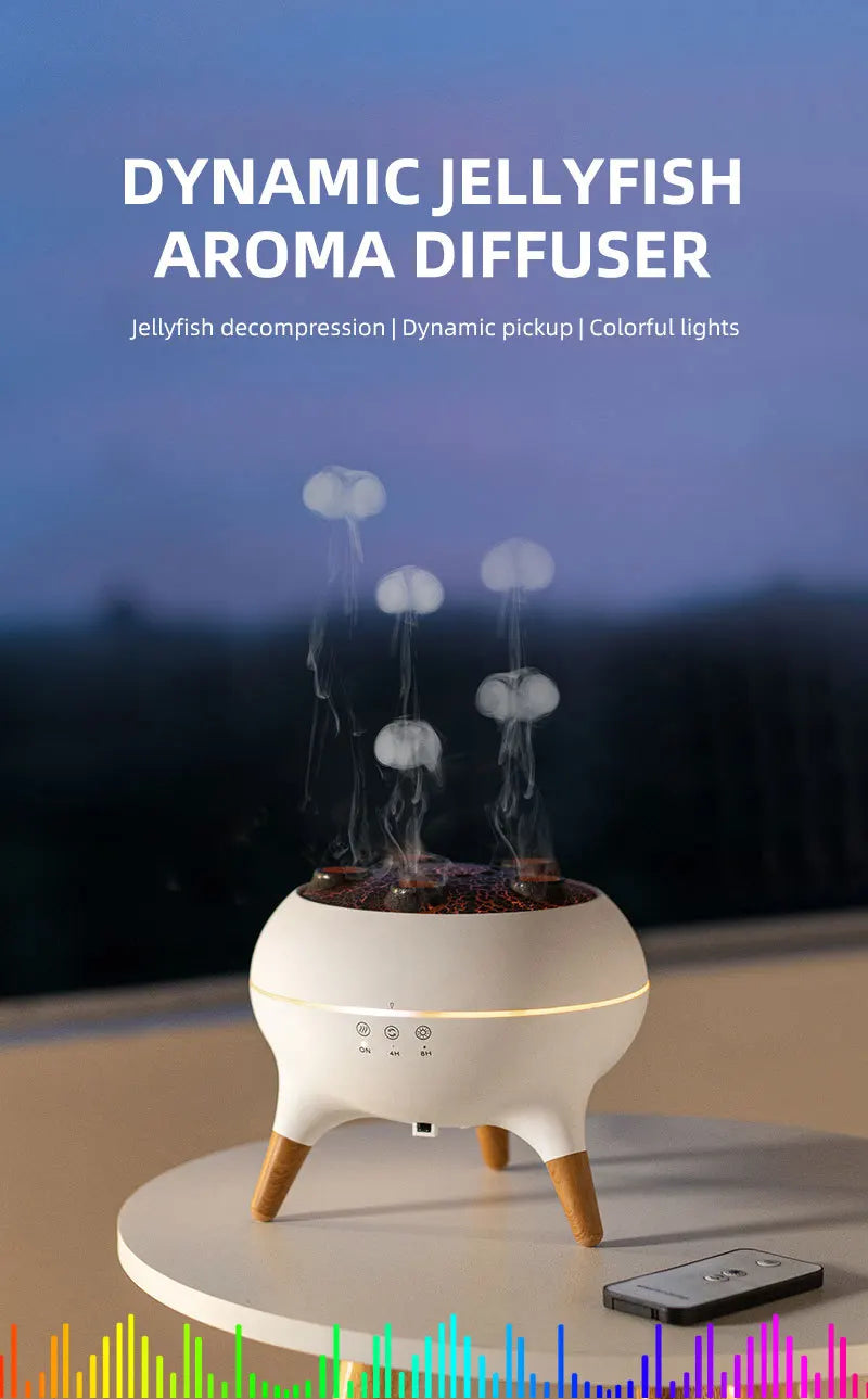 Flame Aromatherapy Humidifier, for Home, Bedroom,Large Room
