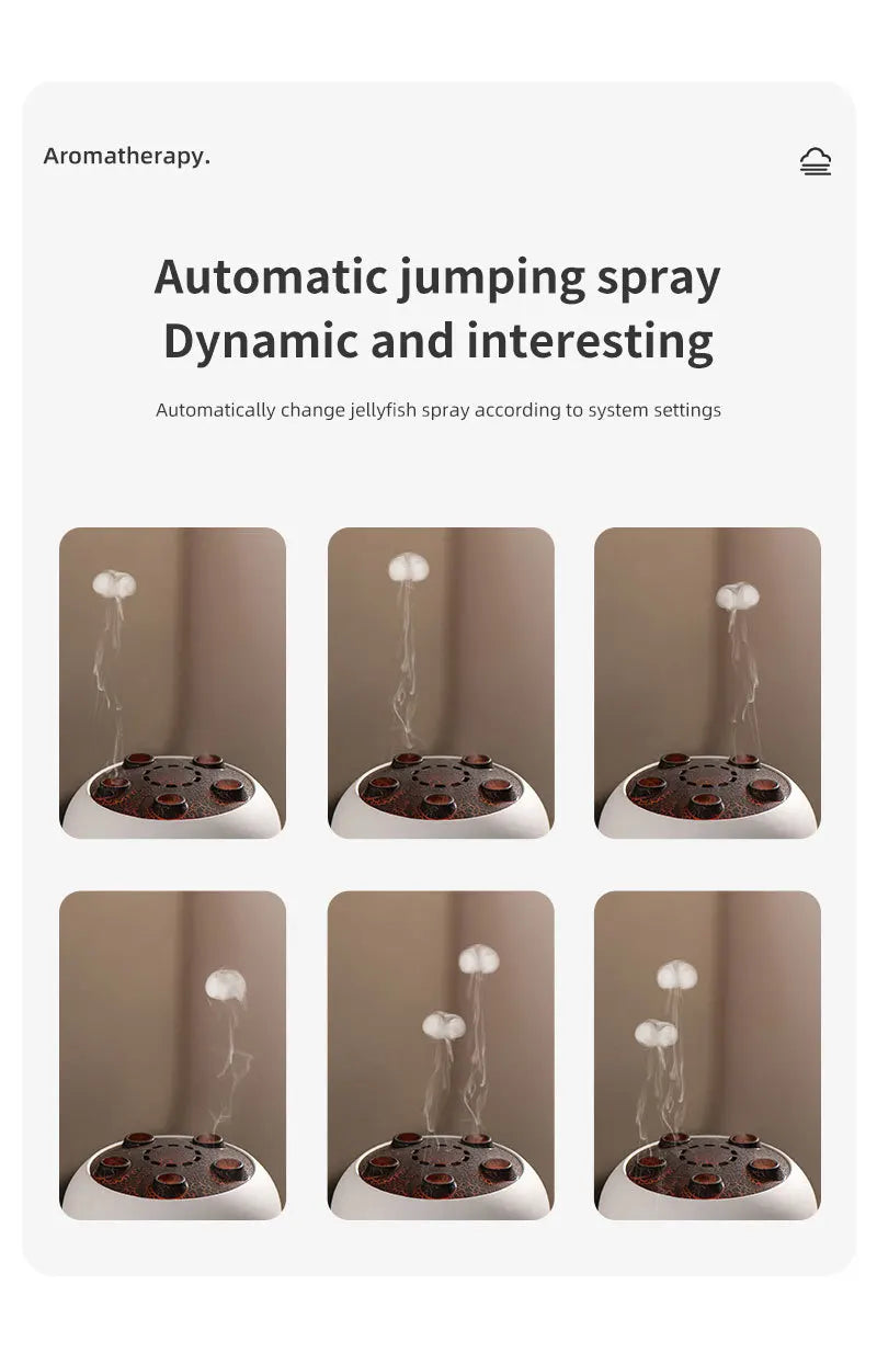 Flame Aromatherapy Humidifier, for Home, Bedroom,Large Room