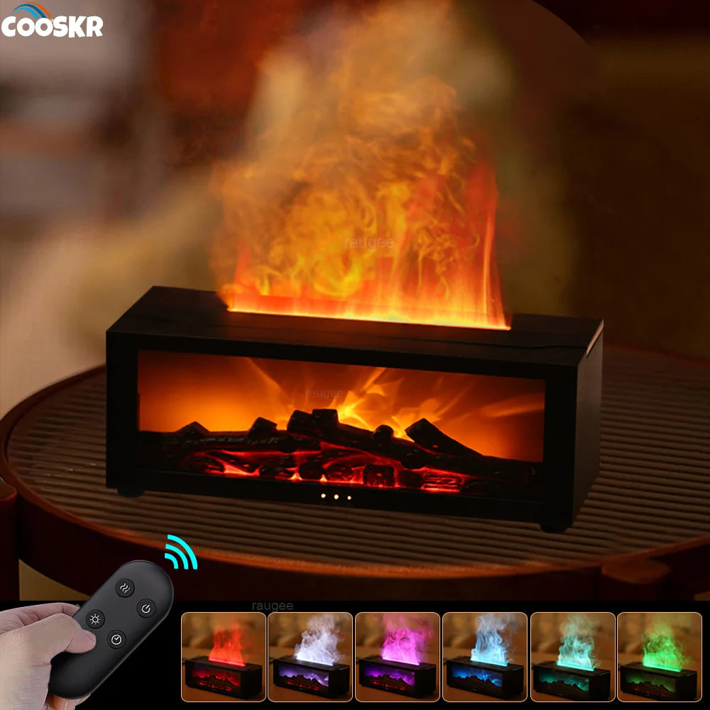 Air Humidifier Essential with LED light and Remote Control