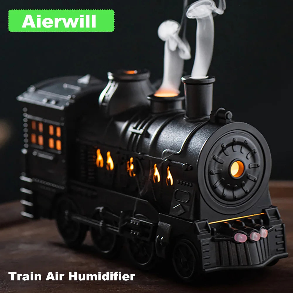 Train Air Humidifier Ultrasonic Aromatherapy Diffusers Mist Maker Fragrance Essential Oil Aroma Remote control