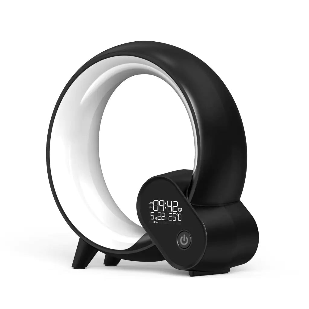 Creative Q Light Analog Sunrise Digital Display Alarm Clock Bluetooth  LED Light