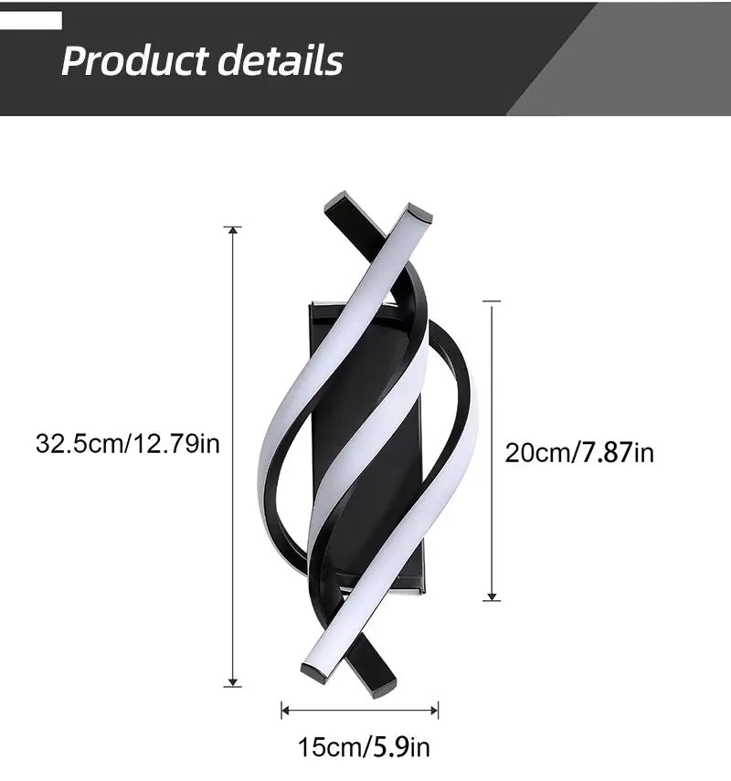 Aluminum LED Wall Lamp 22W Modern Interior Wall Light