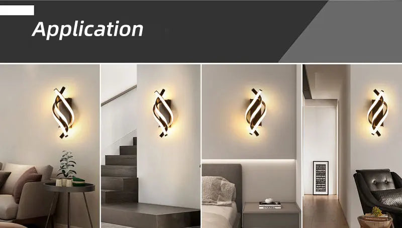 Aluminum LED Wall Lamp 22W Modern Interior Wall Light