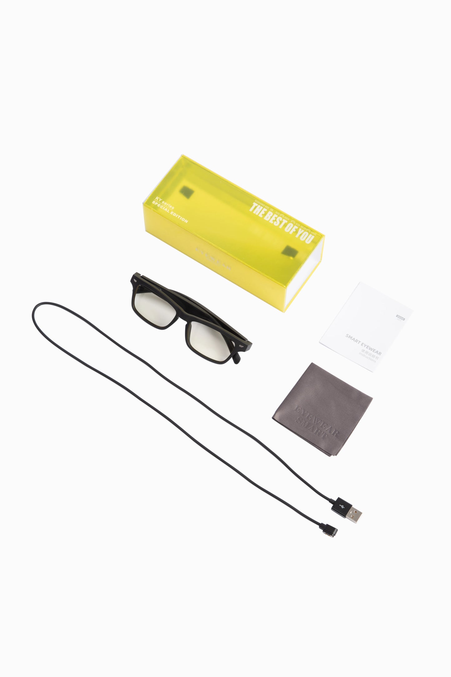 New Arrival Smart Audio Glasses with Headphone Anti-Blue Wireless Eyewear VR Hardware Product