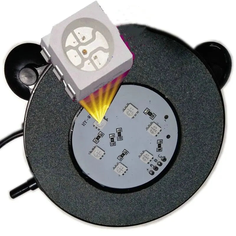 Remote control Waterproof Aquarium Submersible Fish/Turtle Tank Air Stone Bubble Led Light