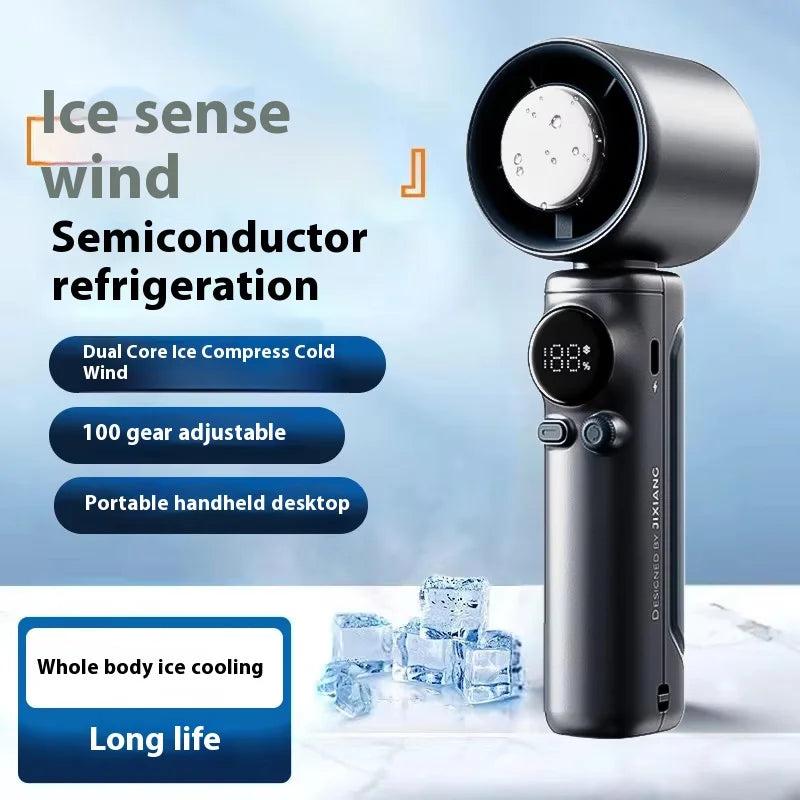 New Turbine High Speed Outdoor Handheld Small Fan Portable USB charging
