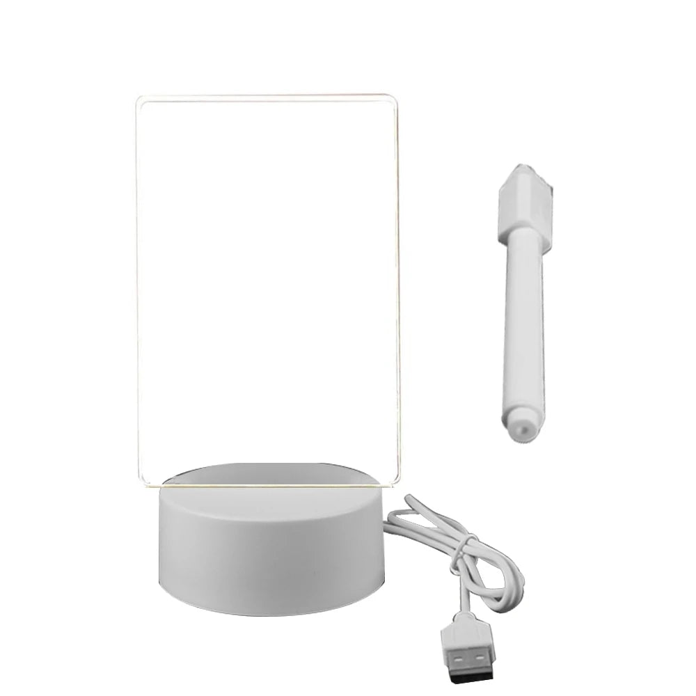 LED Night Lights USB Night Light Erasable  Board