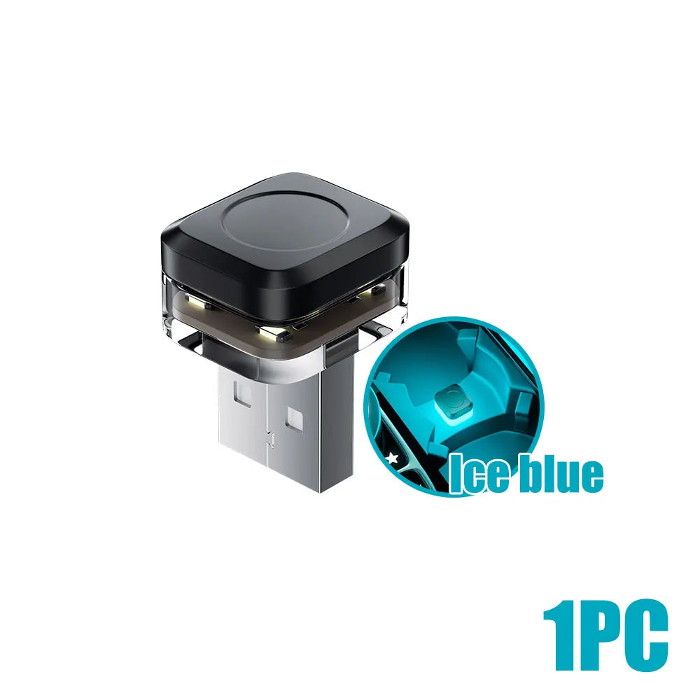 Car Interior Ambient Atmosphere Light USB