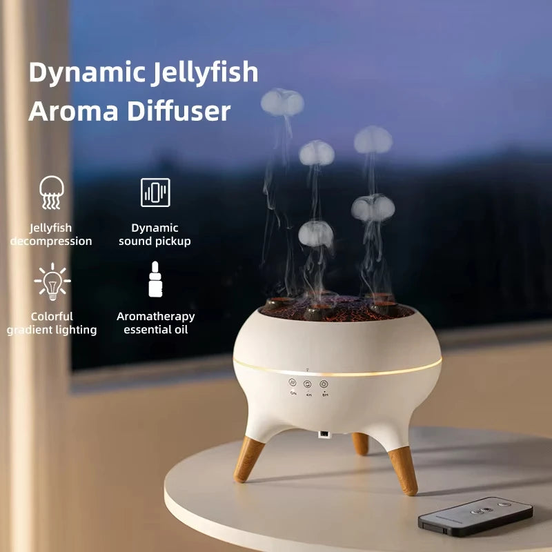 Flame Aromatherapy Humidifier, for Home, Bedroom,Large Room