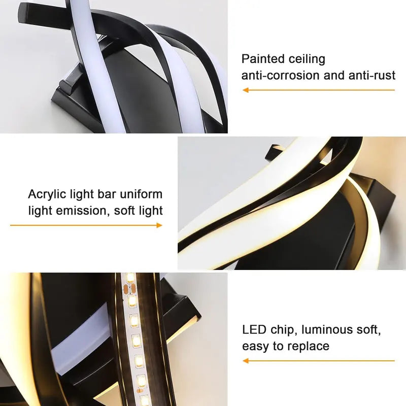 Aluminum LED Wall Lamp 22W Modern Interior Wall Light