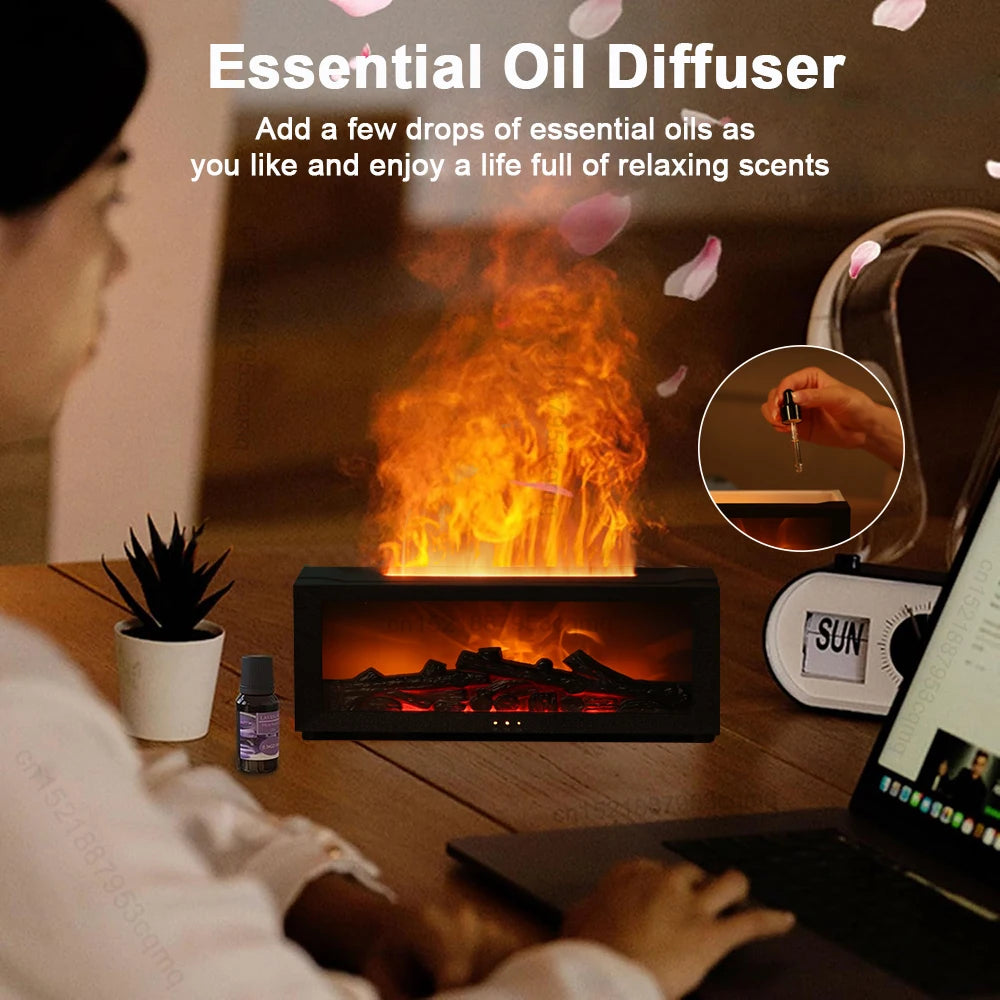Air Humidifier Essential with LED light and Remote Control