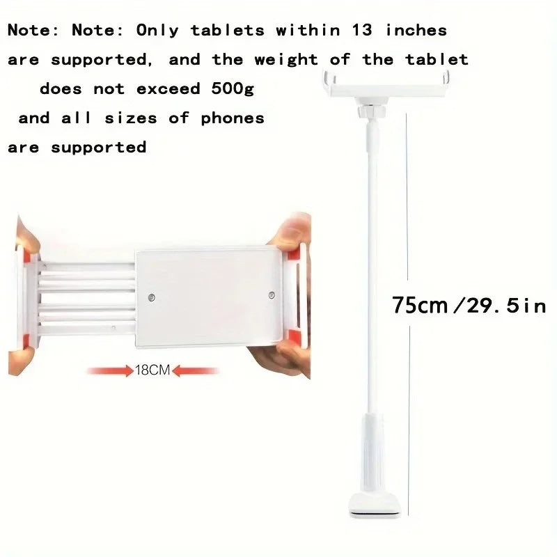 Tablet & Phone Stand Holder, Thicker Aluminum Magnesium Alloy Flexible ArmTablet Holder