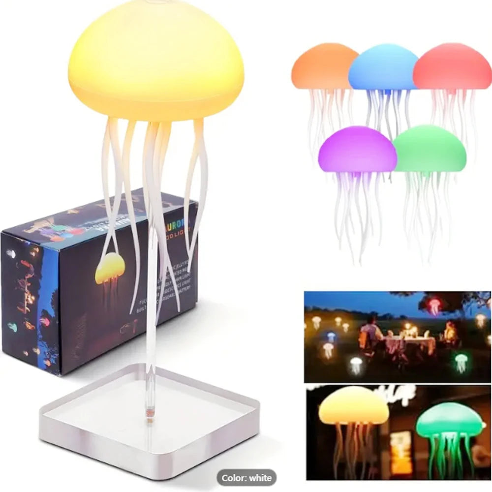 Cartoon Dancing Jellyfish Night Light
