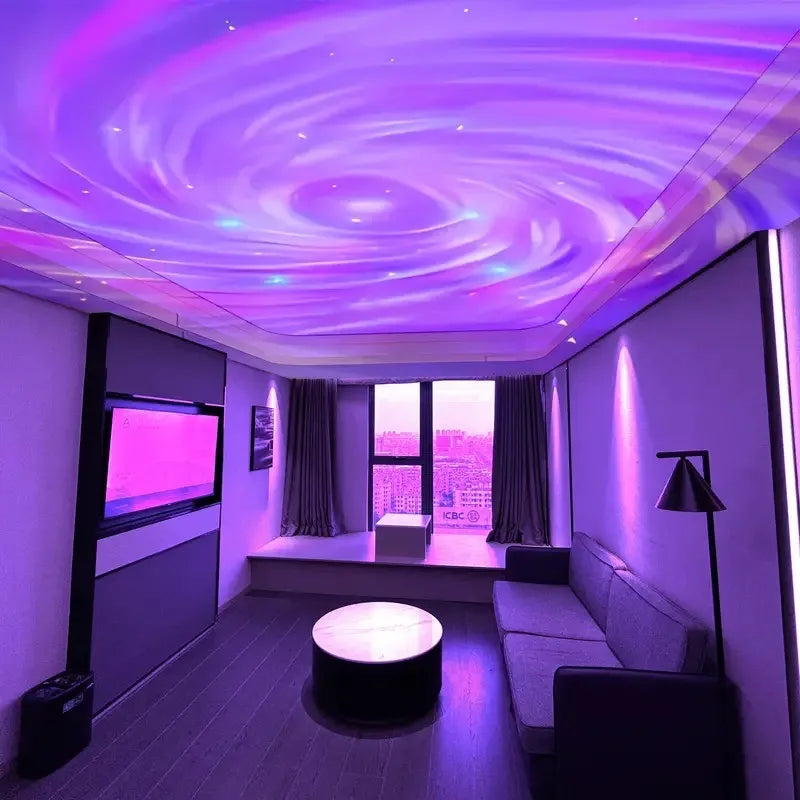 LED Galaxy Projector Light Colorful Galaxy Sky ProjectorUSB Powered Night Light