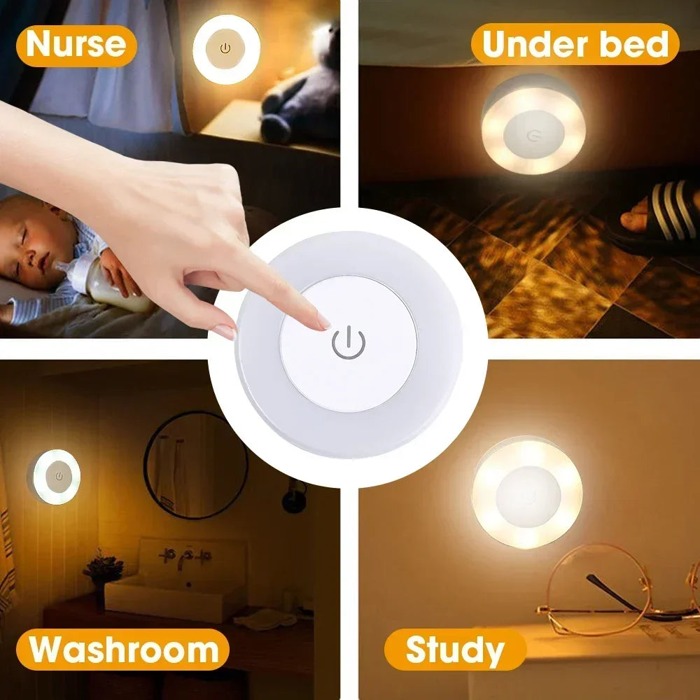 Led Light Portable USB Rechargeable Night Light