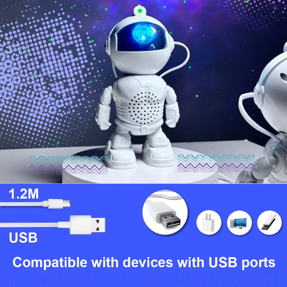 Galaxy Star Astronaut Projector Light Starry Sky Porjectors Lamp Decoration