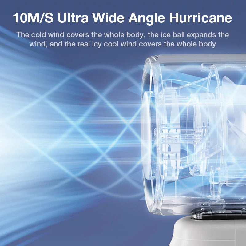 NEW Handheld Turbo Fan Portable USB rechargable