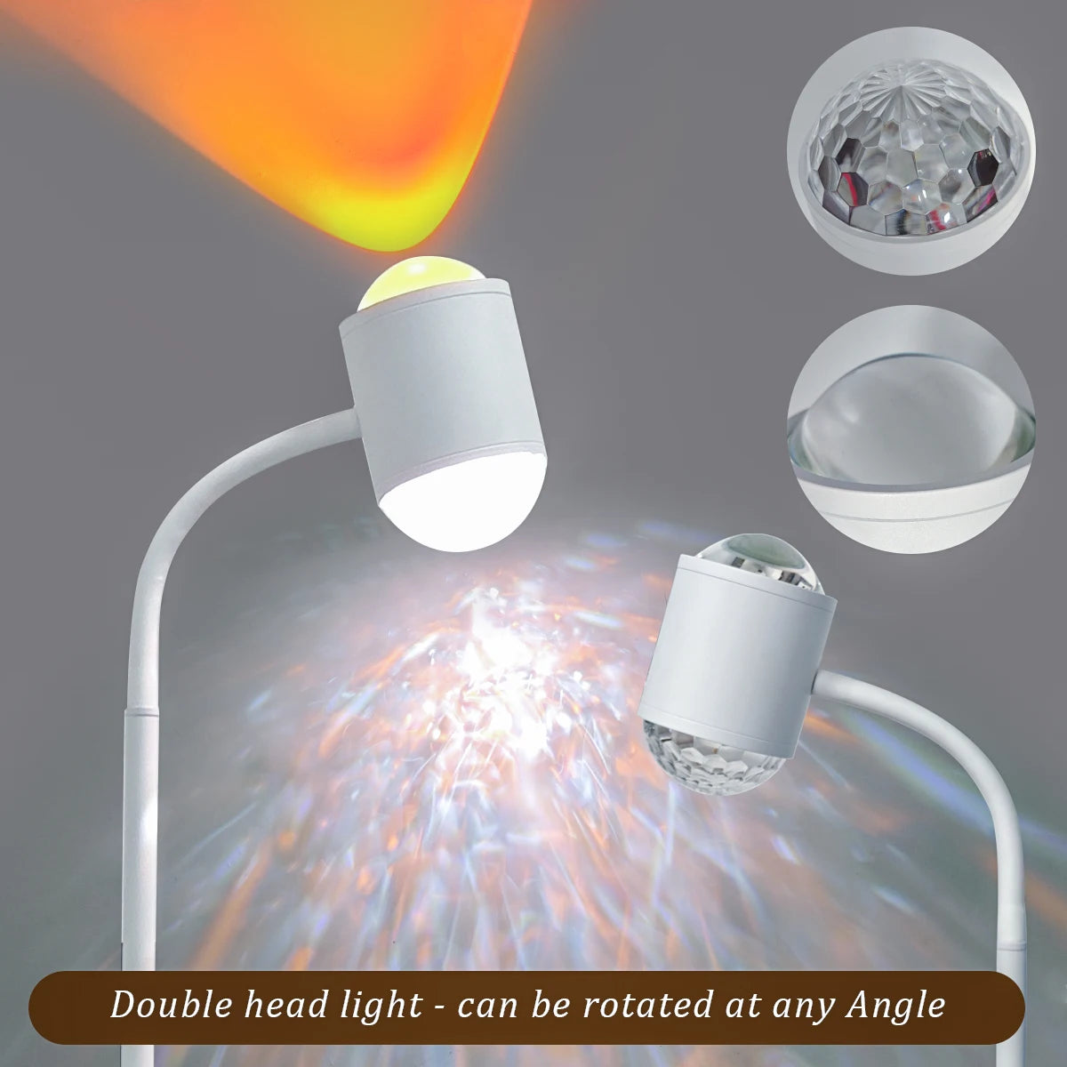 Sunset Light Projection Light Double-Sided LED Floor Light DIY Halo Sunset Light