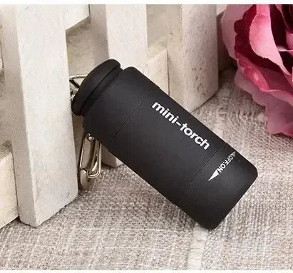 Led micro pocket flashlight portable USB rechargeable keychain flashlight waterproof