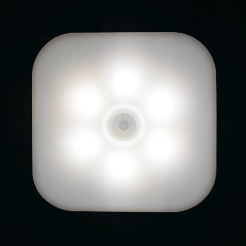 Wireless Night Light Motion Sensor With LED Light EU Plug Lamps