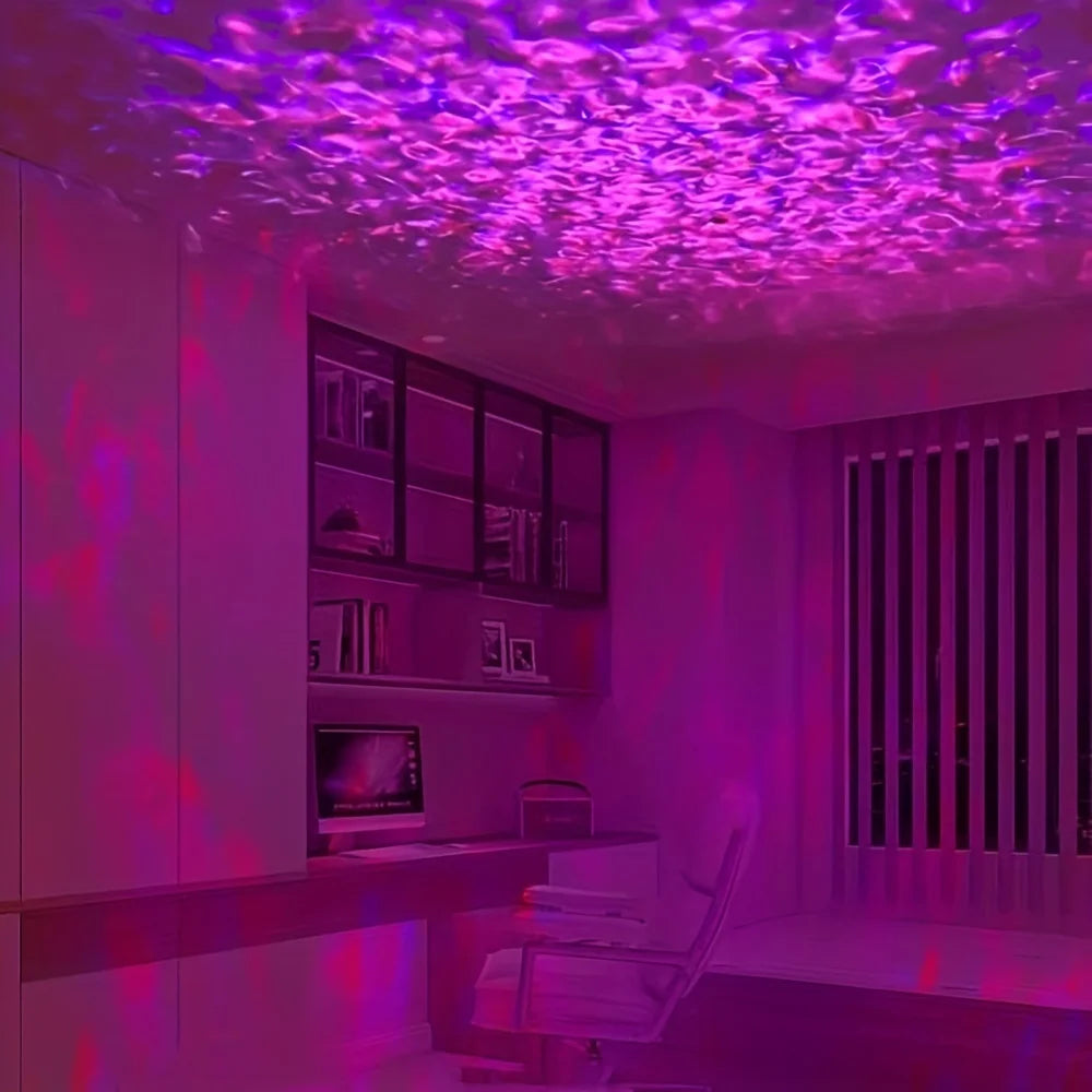 NEW Projector Light With 7 Color Patterns & Remote Control, Polar Projector Night Light
