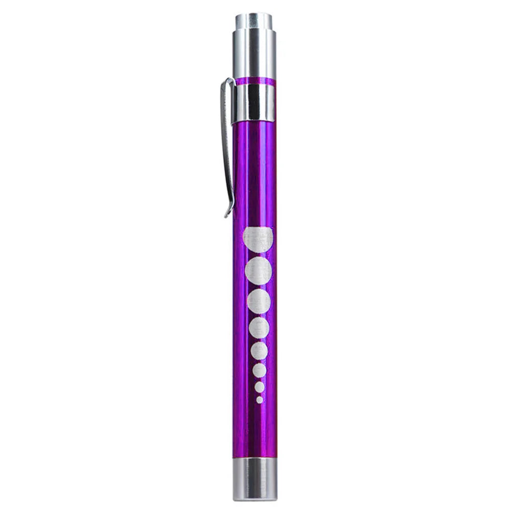 LED Flashlight Work Light First Aid Pen Pocket Light