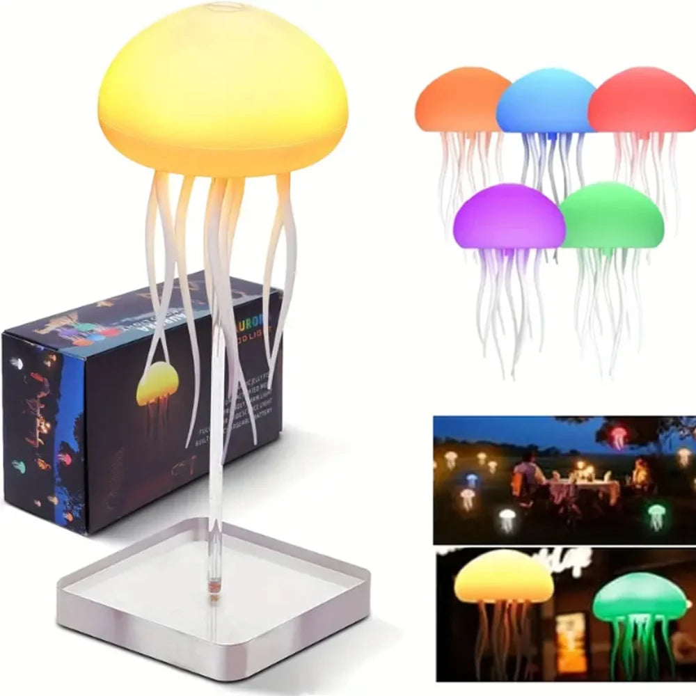 Cartoon Dancing Jellyfish Night Light