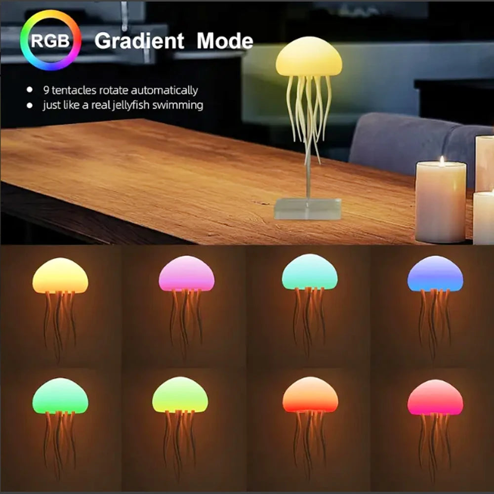 Cartoon Dancing Jellyfish Night Light