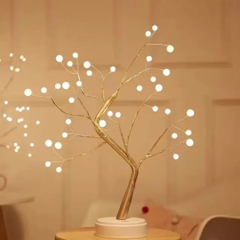 Table Tree Night Light USB/Battery Powered Touch Switch