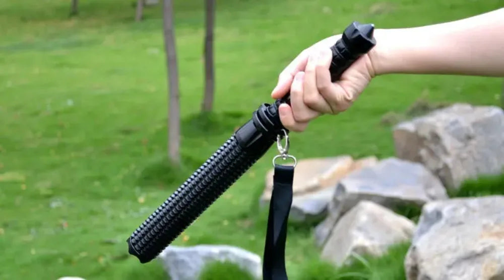 Baseball Bat LED Flashlight AluminumAlloy Focusable Zoomable Super Bright