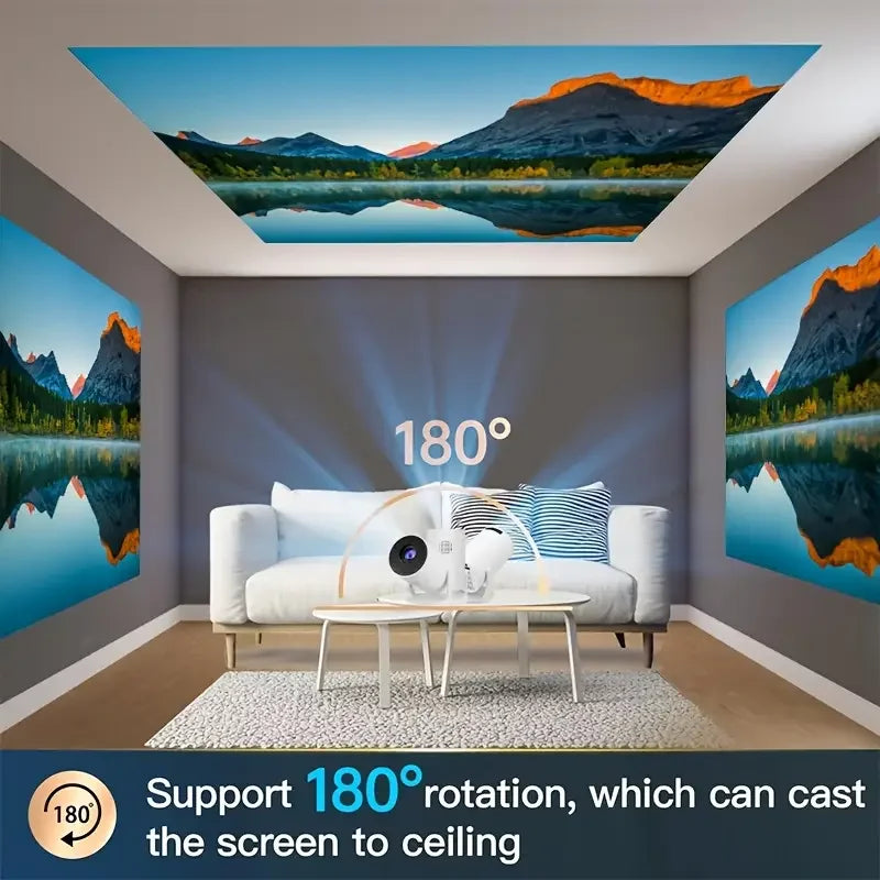M5 4K 1080P USB plug Compact Portable Projector 