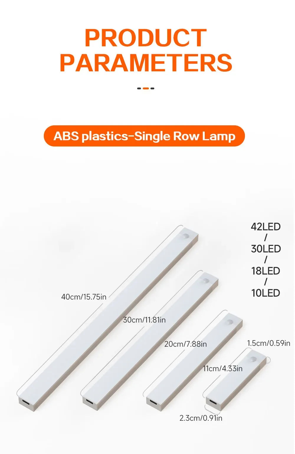 LED Night Lights Wireless Motion Sensor Wall Light
