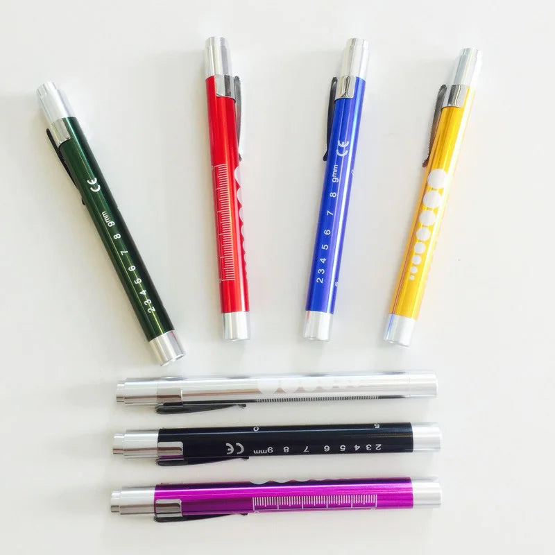 LED Flashlight Work Light First Aid Pen Pocket Light