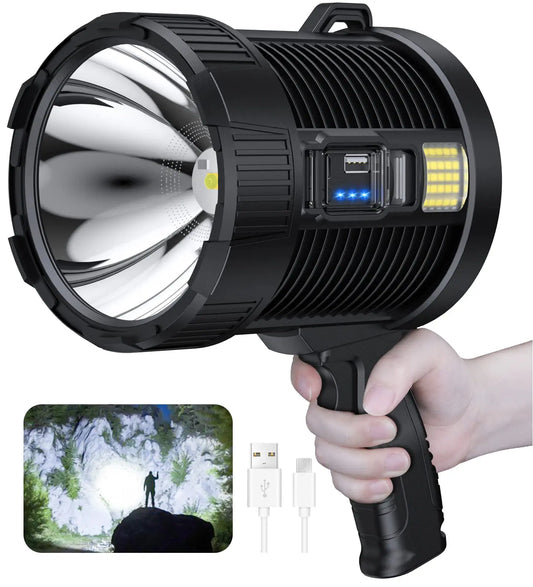 Rechargeable Super Bright Outdoor Solar Spotlights Searchlight