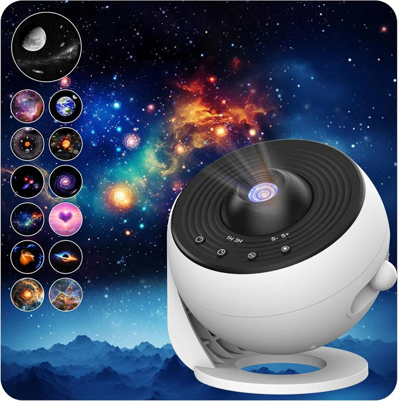 LED Night Light Galaxy Projector Starry Sky Projector 360°