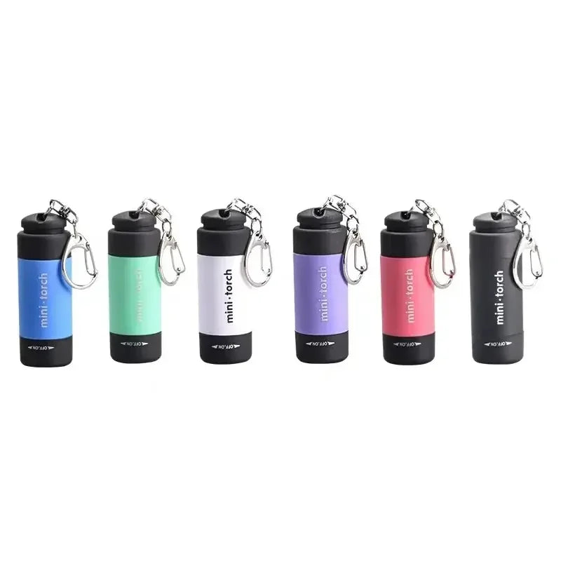 Led micro pocket flashlight portable USB rechargeable keychain flashlight waterproof