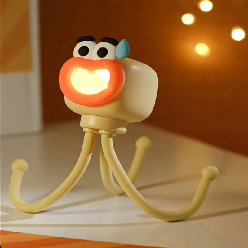 Octopus Night Light Mini Adjusting Table Lamp Portable Reading Light