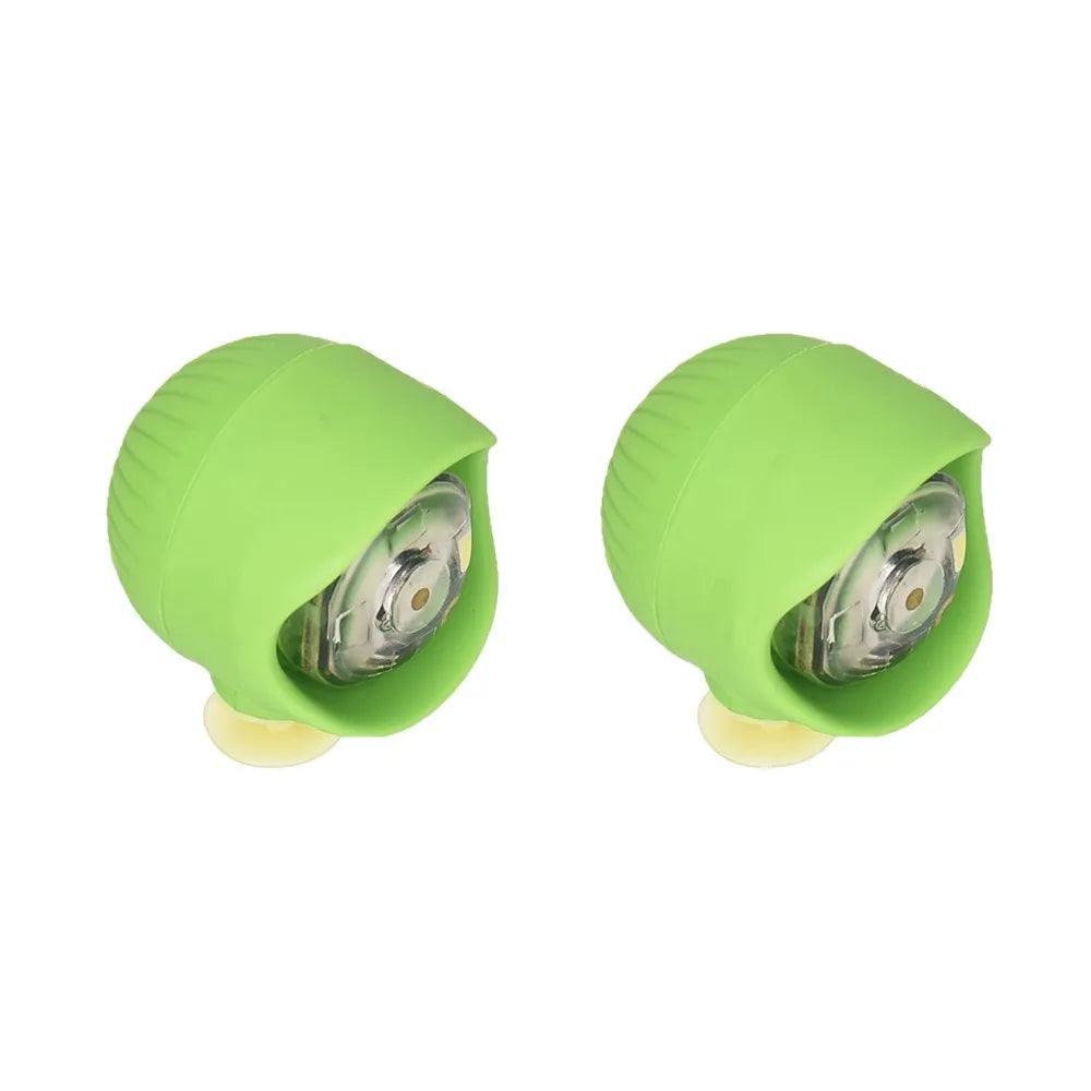 2pcs PVC LED Shoe Lights Charms Accessories for Night Rides