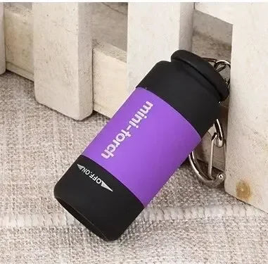 Led micro pocket flashlight portable USB rechargeable keychain flashlight waterproof