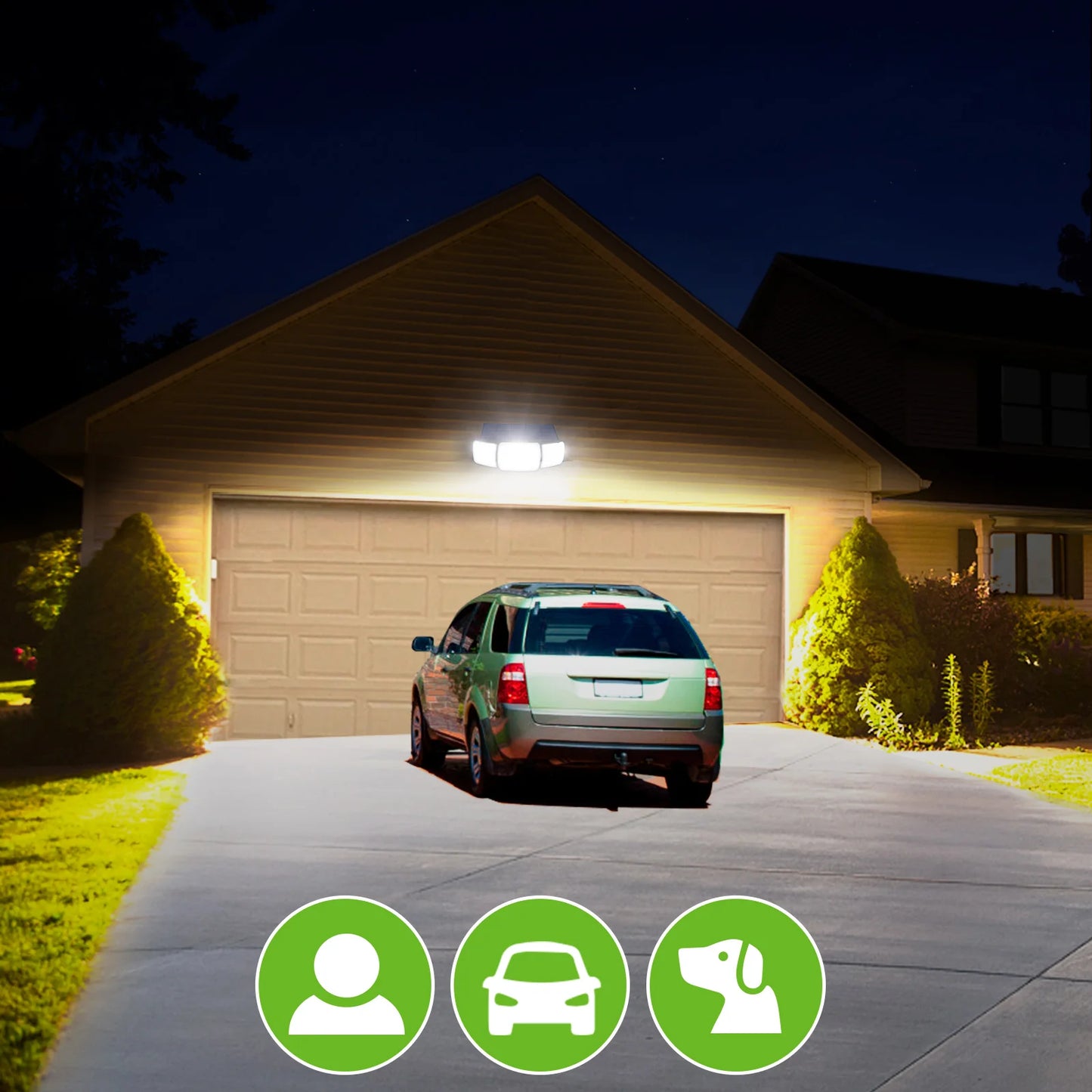 Solar Lights Outdoor with 3 Modes Motion Sensor Super Bright Wall Lamp (Waterproof )