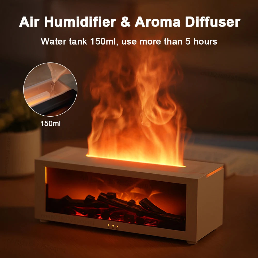 Air Humidifier Essential with LED light and Remote Control