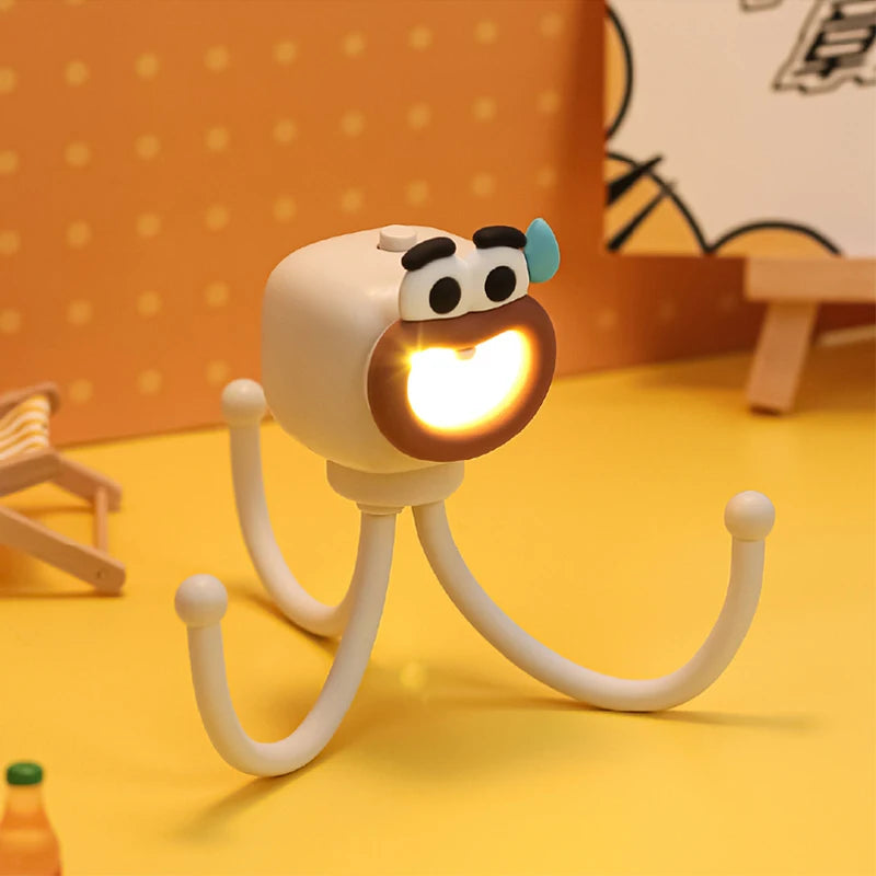 Octopus Night Light Mini Adjusting Table Lamp Portable Reading Light