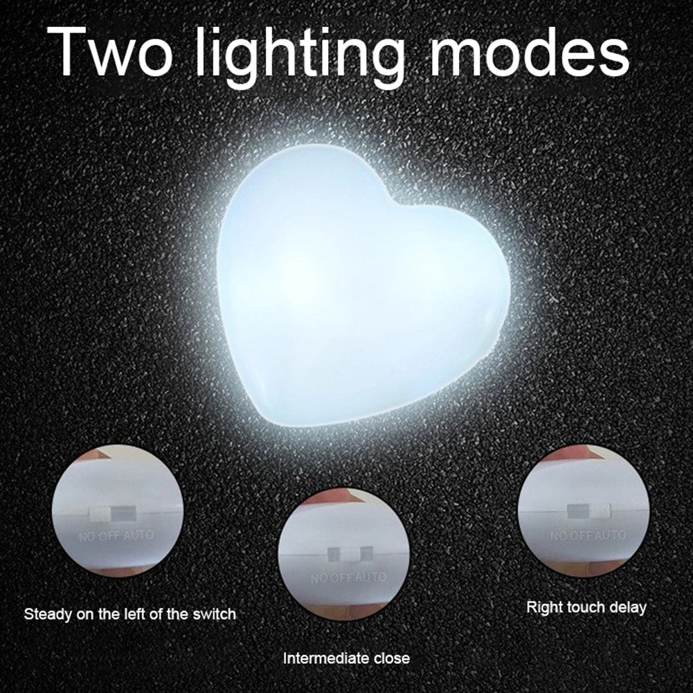 LED Handbag Light Bag Lamp Heart Round Star Shaped Touch Sensor