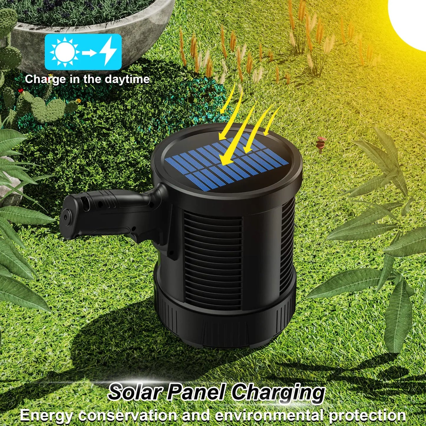 Rechargeable Super Bright Outdoor Solar Spotlights Searchlight
