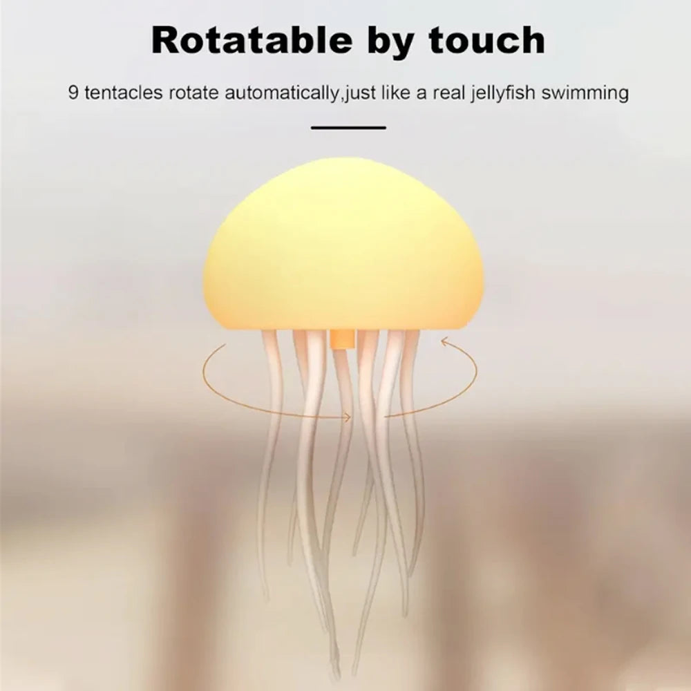 Cartoon Dancing Jellyfish Night Light
